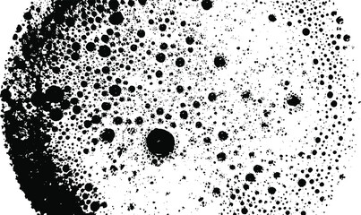 Grunge dots and points vector texture background. Abstract overlay. Vintage backdrop. Vector graphic illustration with transparent white. EPS10.