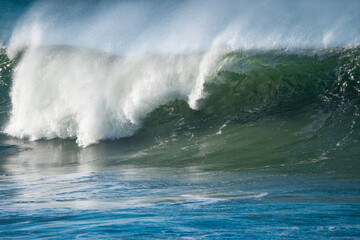 waves crashing