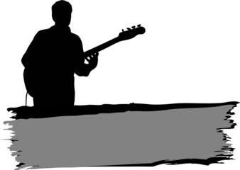 guitarist banner