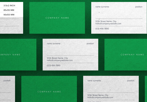 Business Card Mockup Design