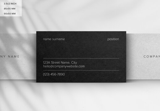 Business Card Mockup Design