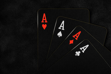 four black aces