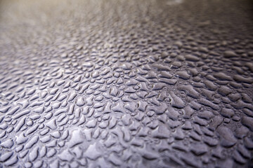 Water drops on surface