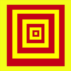 Beautiful pattern with  red and yellow frame 