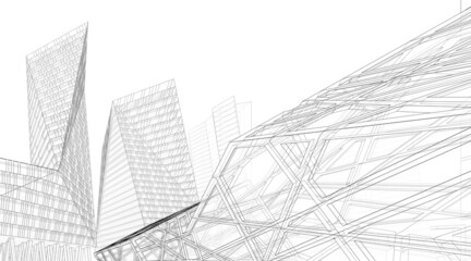 Fototapeta premium abstract architectural background