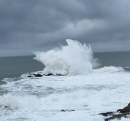 Temporal en la Costa de Galicia