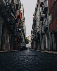 Narrow street in Lisbon