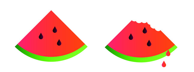 Vector watermelon. Premium quality vector graphics for your business.