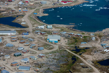 Arctic Village of Chesterfield Inlet Nunavut Canada