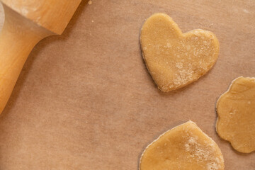 Some Heart Cookies for valentine's day in the kitchen