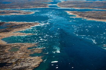 Arctic Hudson Bay From Chesterfield Inlet to Wager Bay Nunavut Canada