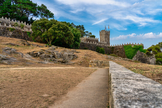 baiona castle in Galicia, Spain