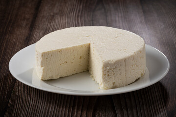 Fototapeta na wymiar Brazilian tipical white cheese, known as 