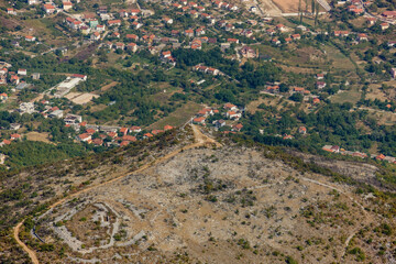  Cross Monument in the Hills of Village of Mostar Republika Srpska, Bosnia and Herzegovina