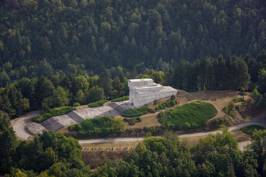 Banj Brdo Monument. Banja Luka, Republika Srpska, Bosnia and Herzegovina