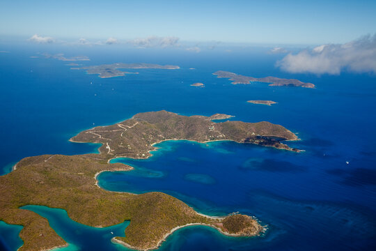 St. John US Virgin Islands and off Normand Island and Peter Island. British Virgin Islands Caribbean