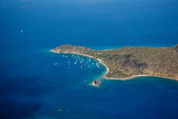Fototapeta na wymiar Salt Island. British Virgin Islands Caribbean