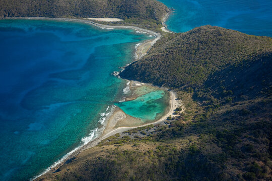 Salt Island. British Virgin Islands Caribbean © Overflightstock