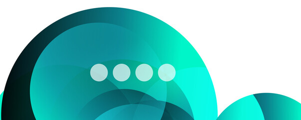 Fluid gradients, swirls and circles. Bright color lines. Vector Illustration For Wallpaper, Banner, Background, Landing Page