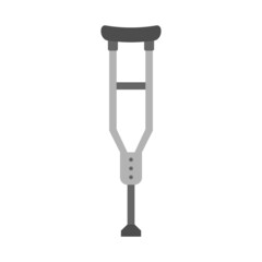 Crutch icon design template vector isolated