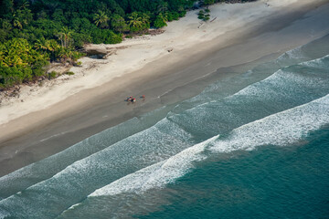 Horseback Riding on a Beach on Nicoya Peninsula Costa Rica