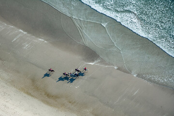Horseback Riding on a Beach on Nicoya Peninsula Costa Rica