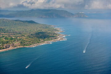 Fototapeta na wymiar Pacific Coastline of Nicoya Peninsula Costa Rica