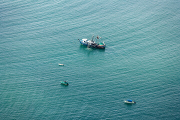 Naklejka premium Fishing Boat of Quepos Costa Rica