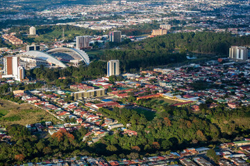Estadio National and La Sabana Park. San José Costa Rica