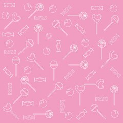 Sweet Candy background illustration