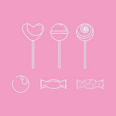 Sweet Candy background illustration