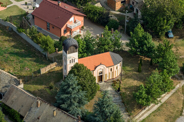 Fototapeta na wymiar Historic Church Village Erdut Croatia