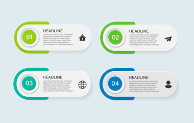 Steps business timeline infographic template design