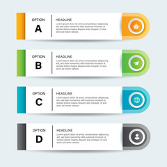 Fototapeta premium Steps business timeline infographic template design