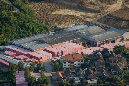Tile manufacturing plant for roofs. Ilok Croatia