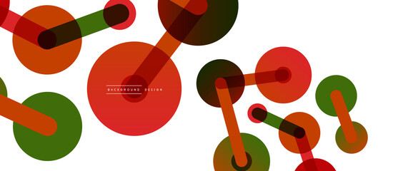 Network concept abstract background. Dots connection. Big data idea. Business template for wallpaper, banner, background or landing