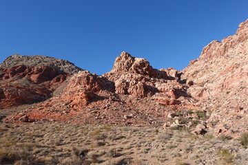 Obraz premium red rocks and sky