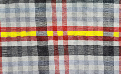 red and yellow plaid
