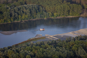 River Dredge Village of Valpovo Croatia
