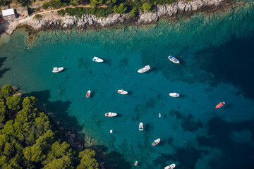 Kolocep Island. Historic City of Dubrovnik Croatia