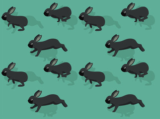 Rabbit Breeds Silver Fox Seamless Wallpaper Background