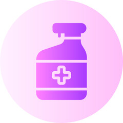disinfectant gradient icon