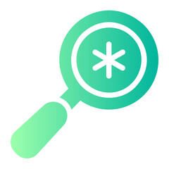 Obraz premium magnifier gradient icon