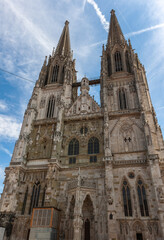 St. Peter's Regensburg Cathedral is an example of pure German Gothic.