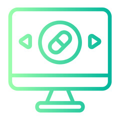 online pharmacy gradient icon