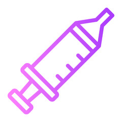 syringe gradient icon