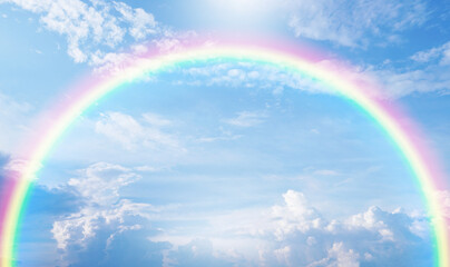 Rainbow in Blue sky