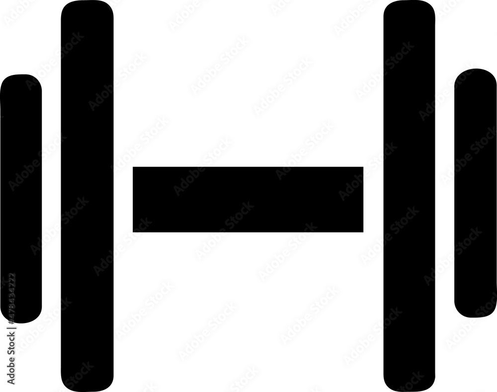 Poster body building icon. thin linear body building outline icon isolated on white background from people 