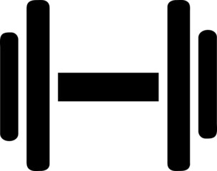 Body building icon. Thin linear body building outline icon isolated on white background from people skills collection..eps