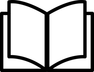 Book icon vector. open book icon vector. ebook icon.eps